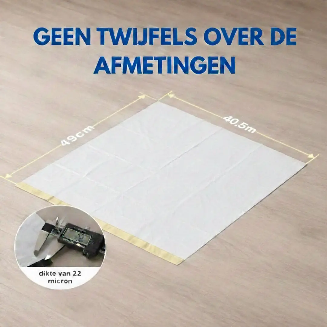 Simple Vuilniszakken 10L - 200 Stuks (10x20) - Wit/Geel
