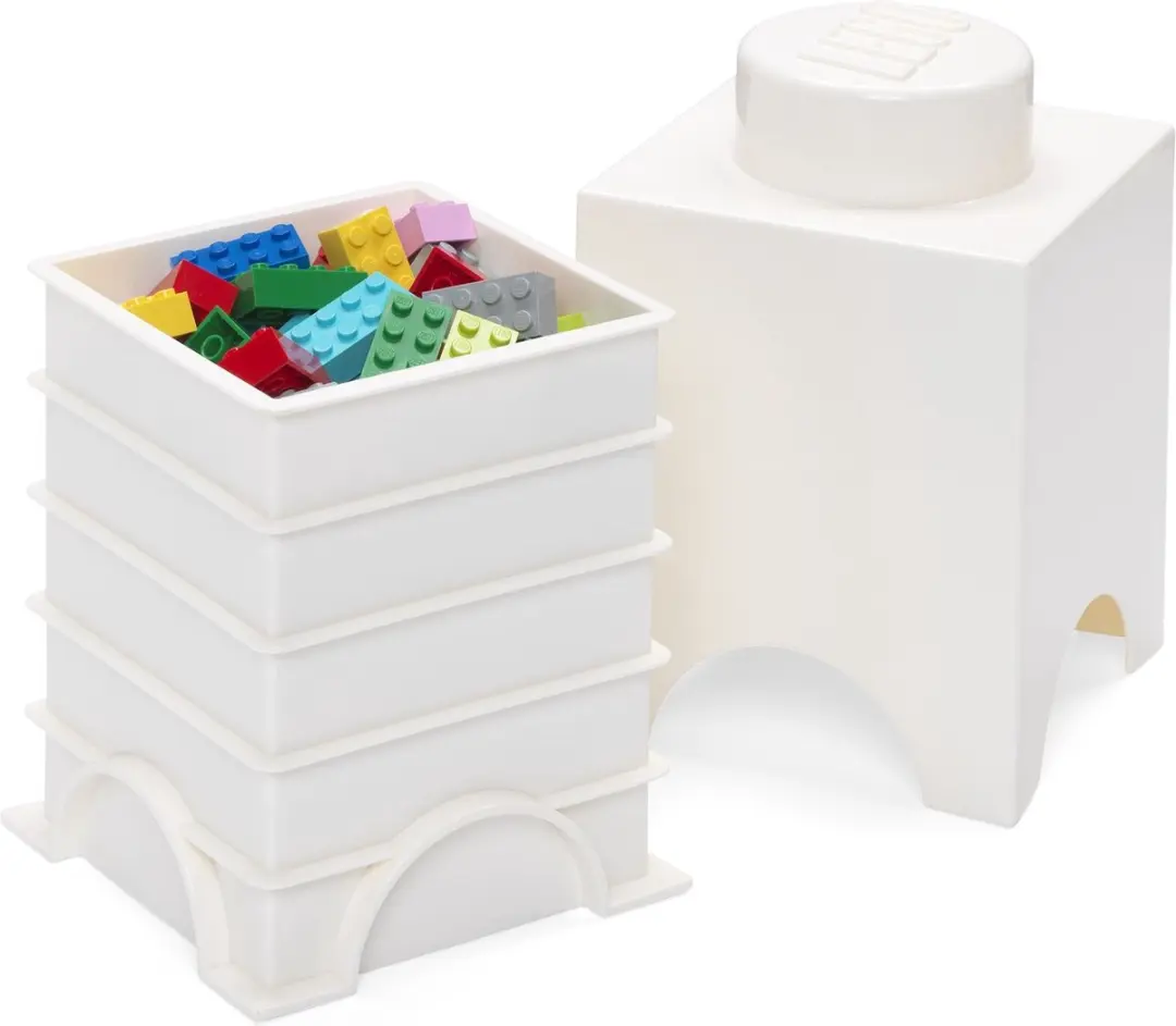 Opbergbox Brick 1, Wit - LEGO