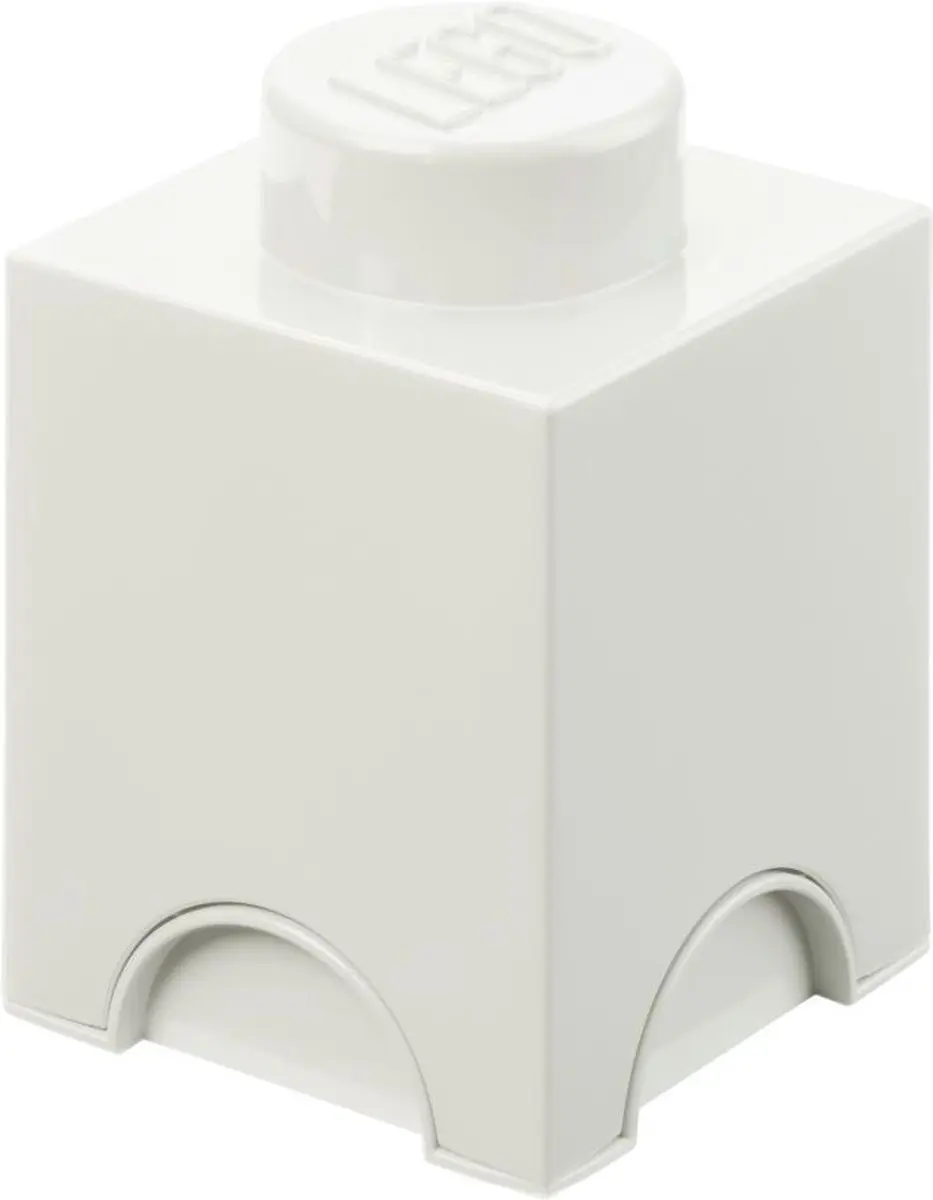 LEGO Brick 1 Opberbox - Wit - afbeelding 6 van 6