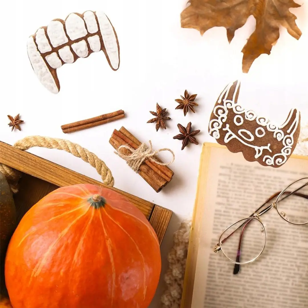 Orion Halloween Vampiertanden Koekjesvorm - Metaal Zilver - afbeelding 5 van 6