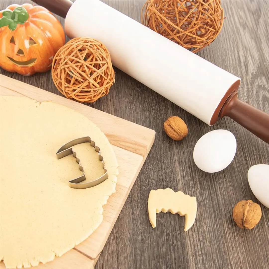 Orion Halloween Vampiertanden Koekjesvorm - Metaal Zilver - afbeelding 4 van 6