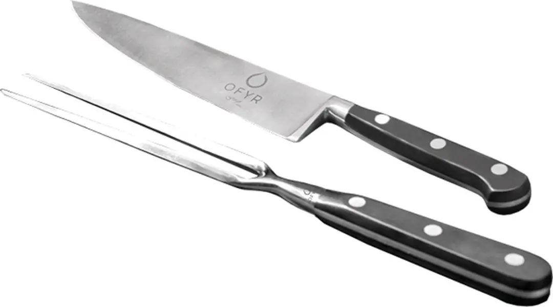Ofyr Mes & Vork Set Groen - 2 Stuks