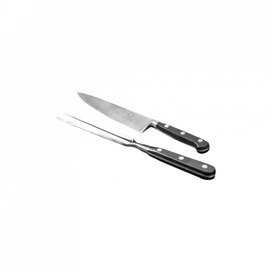 Ofyr Mes & Vork Set Groen - 2 Stuks