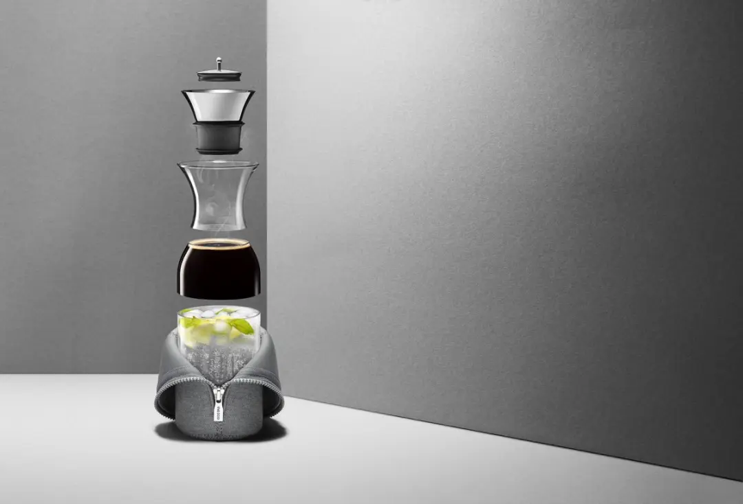 Eva Solo Fridge Karaf met Hoes 1L - Grijs - afbeelding 6 van 6