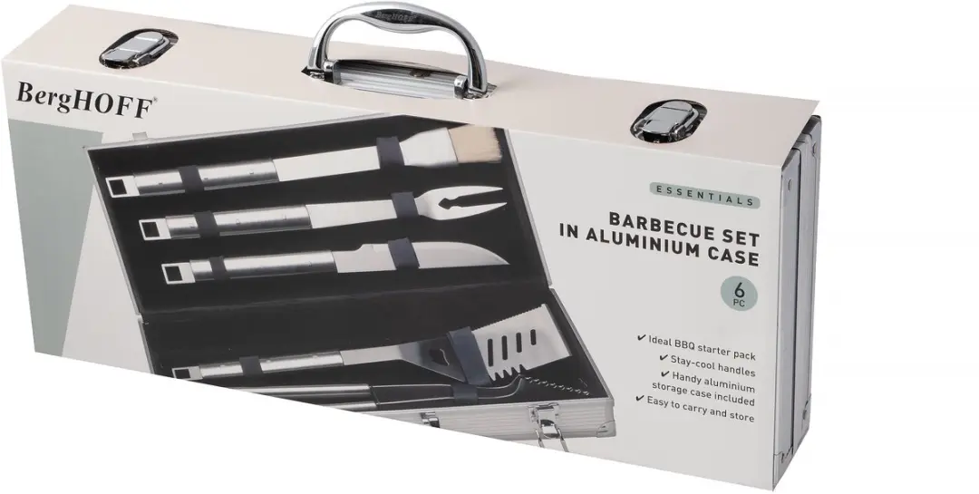 BergHOFF 6-delige Barbecueset Metaal - 6 Stuks