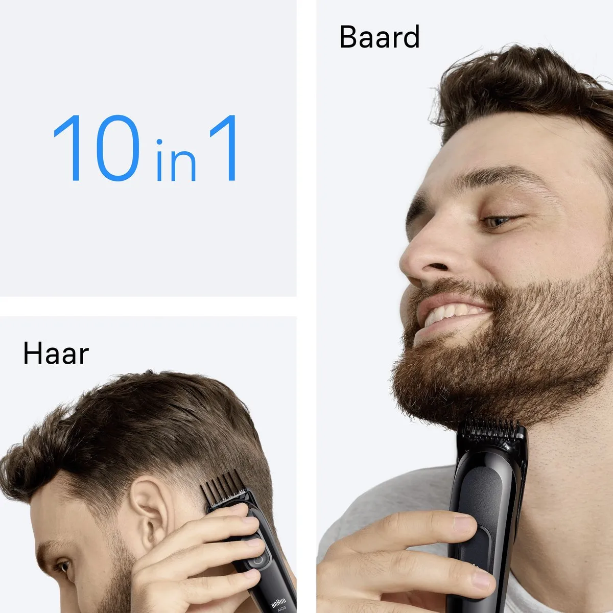 Braun All-in-One Series 3 AIO3560 Style Kit - Baardtrimmer/Tondeuse - 8 Opzetstukken - Zwart