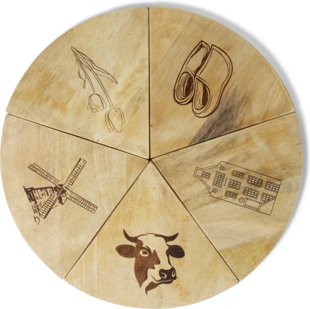 Senza Dutch Delight Serveerplank - Bruin