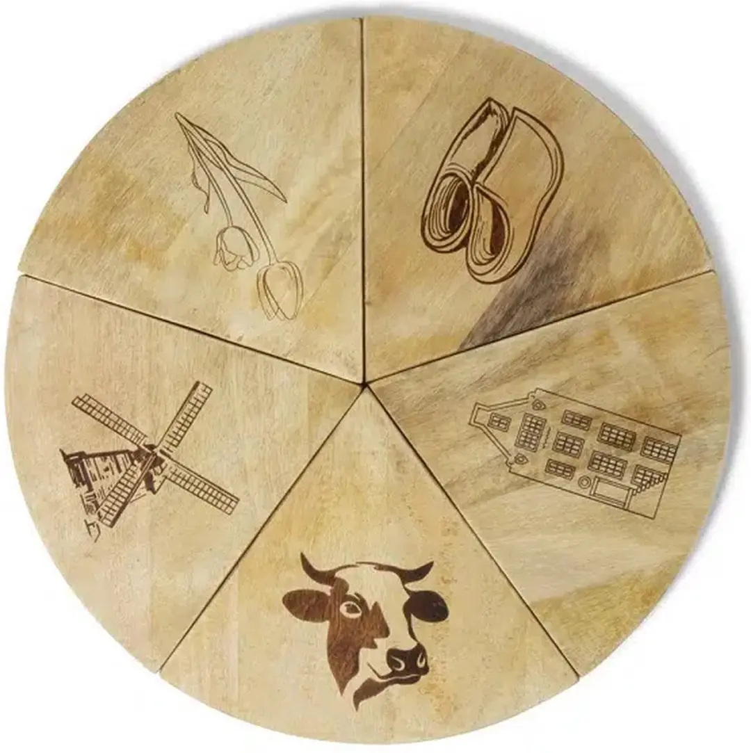 Senza Dutch Delight Serveerplank - Bruin