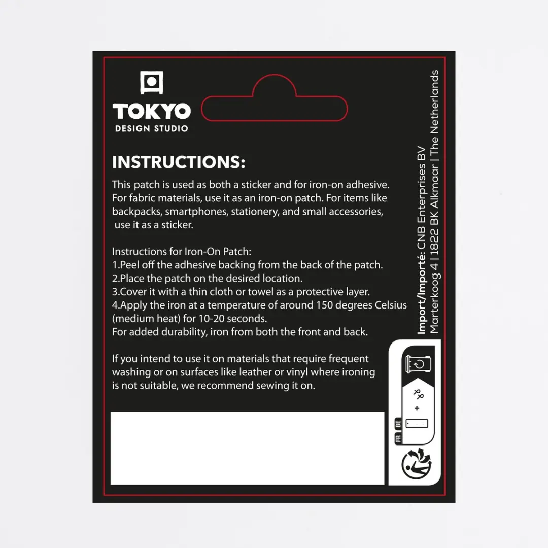 Tokyo Design Studio Lucky Cat Gold Patch - 1 Stuks