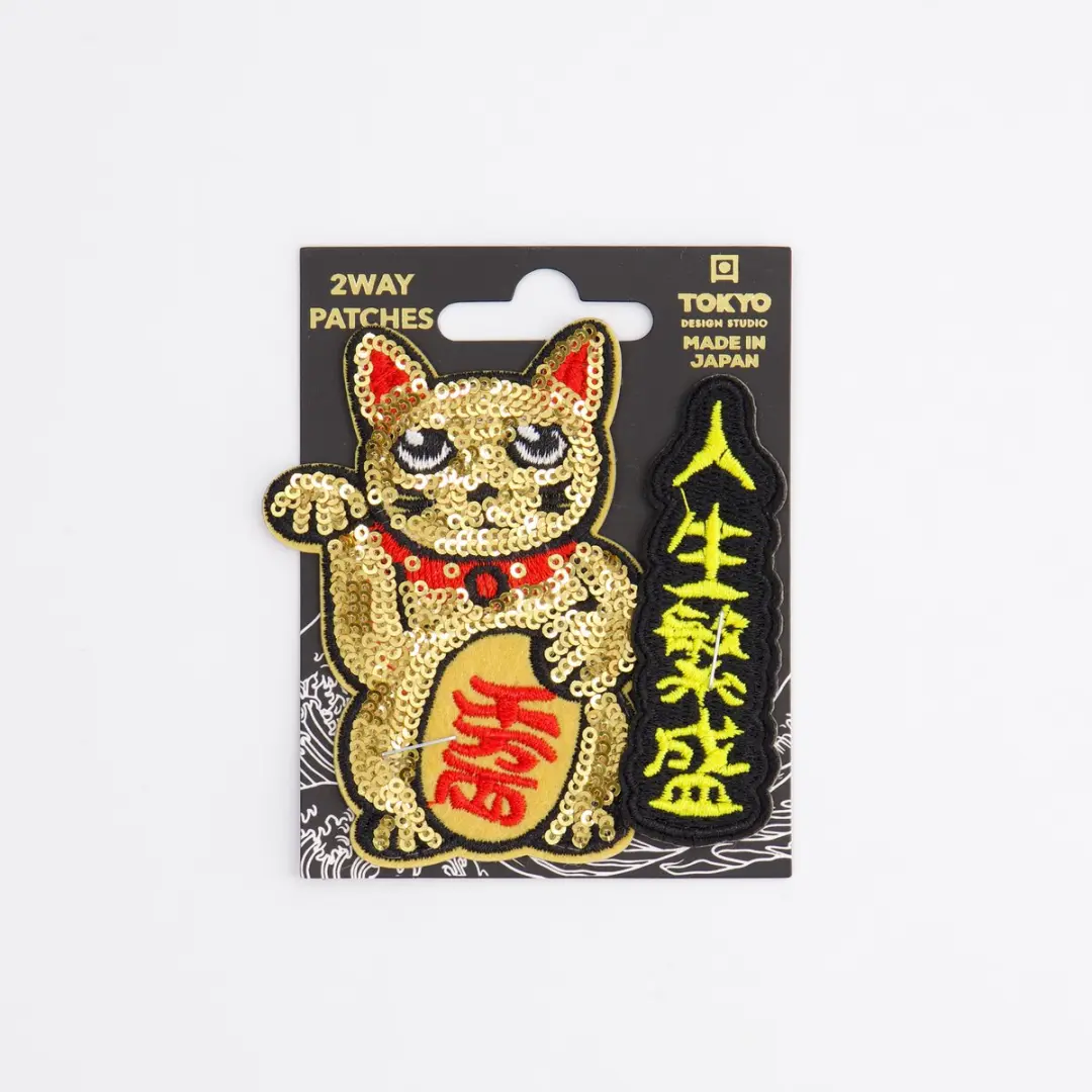 Tokyo Design Studio Lucky Cat Gold Patch