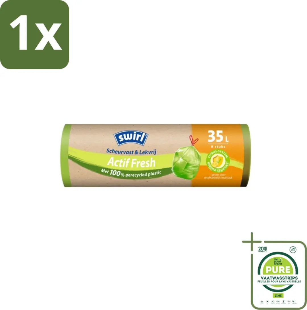 Swirl Vuilniszakken Actif Fresh 35L