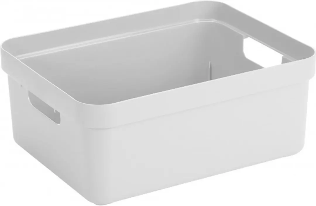 Sunware Opbergbox Sigma 24L - 4 Stuks (2x2) - Antraciet/Wit