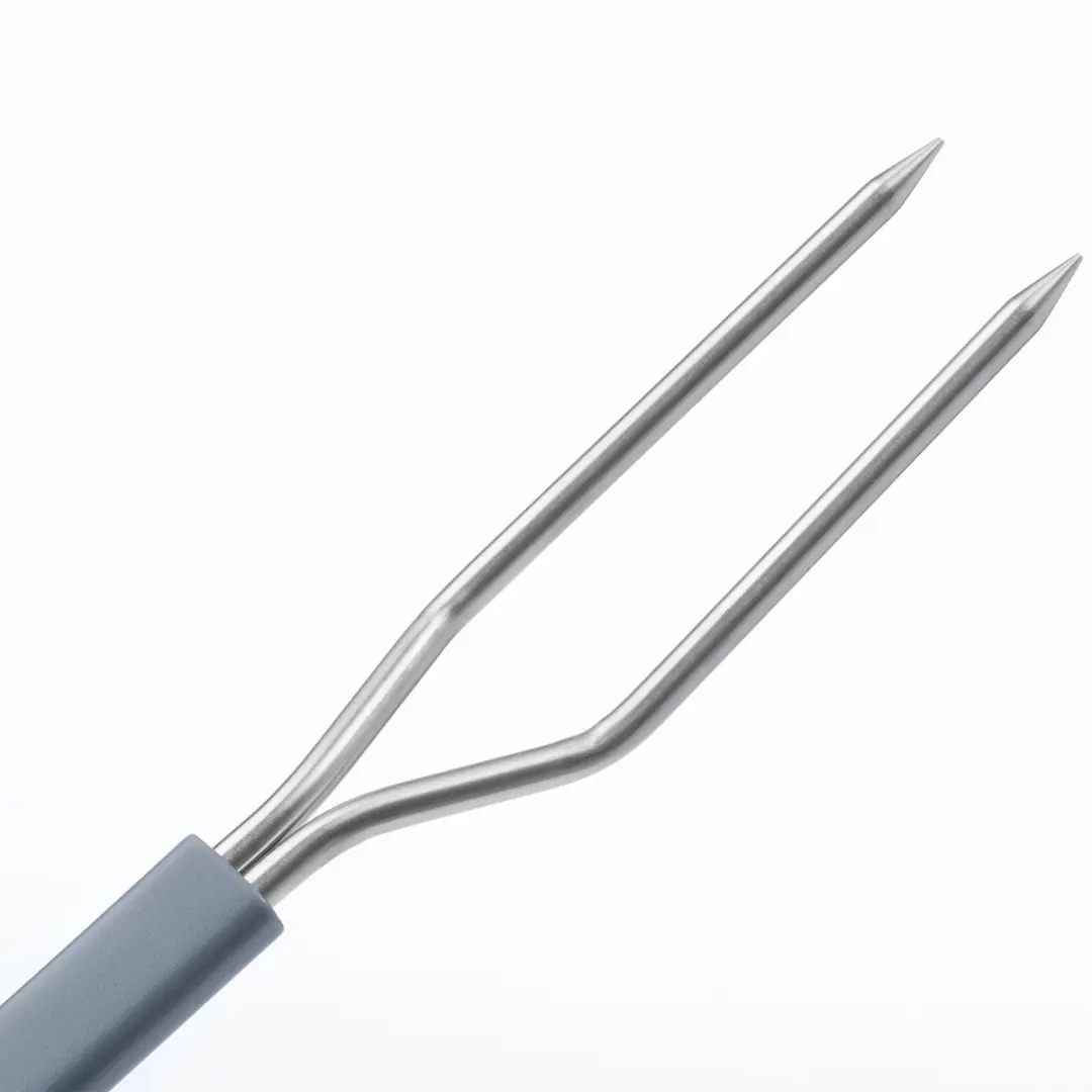 Westmark Braad- en Grillvork met Thermometer - 38,5 cm - Zwart