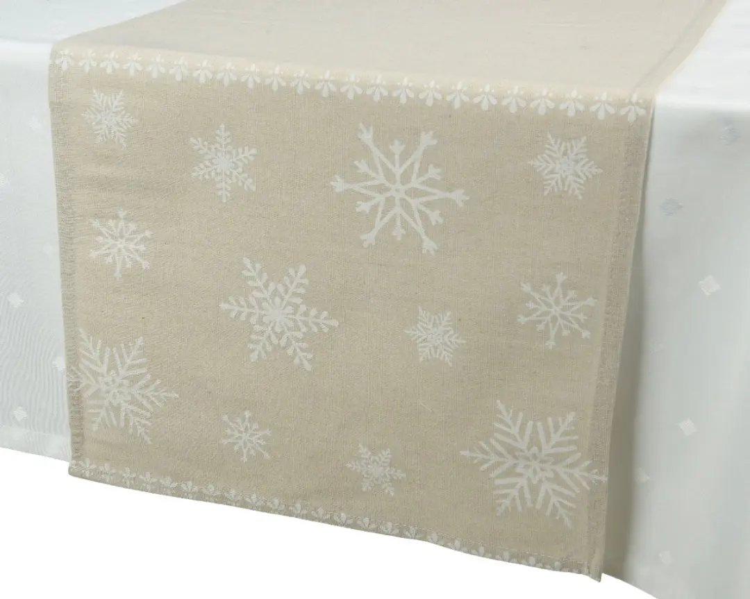 Decoris Kerst Tafelloper Set - 3 Stuks 140x32cm Meerkleurig