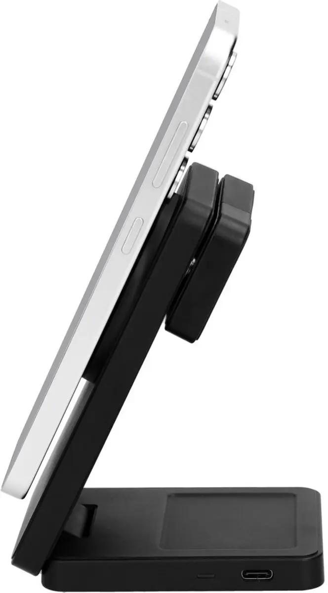 Mobiparts MP-130178 Foldable Wireless 3-in-1 Charger 15W - Zwart