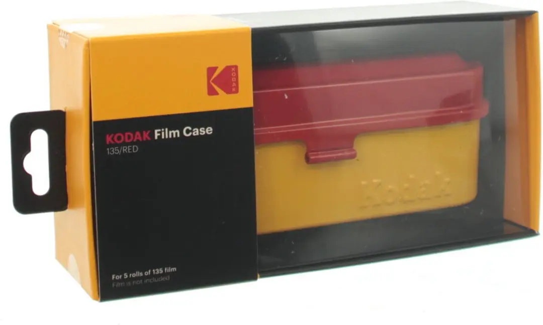 Kodak Film Steel Case Geel met Rood deksel 1L
