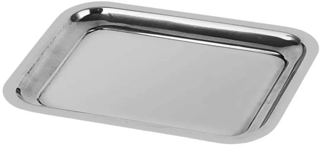 Orion Roestvrijstalen Serveerplank 21,5x16,5cm - Zilver