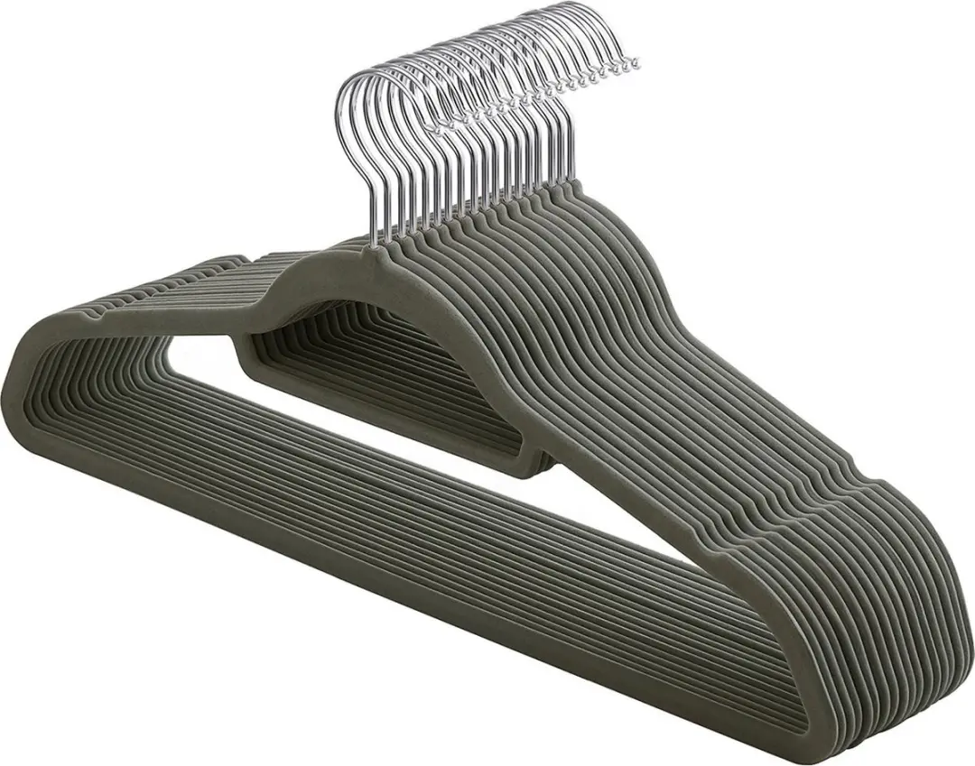 Songmics Kledinghanger Fluweel 20 Stuks