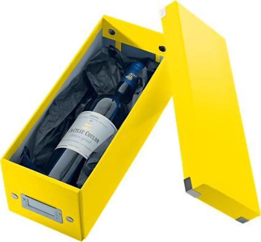 Leitz WOW Click & Store Kleine Opbergdoos Geel - 7L