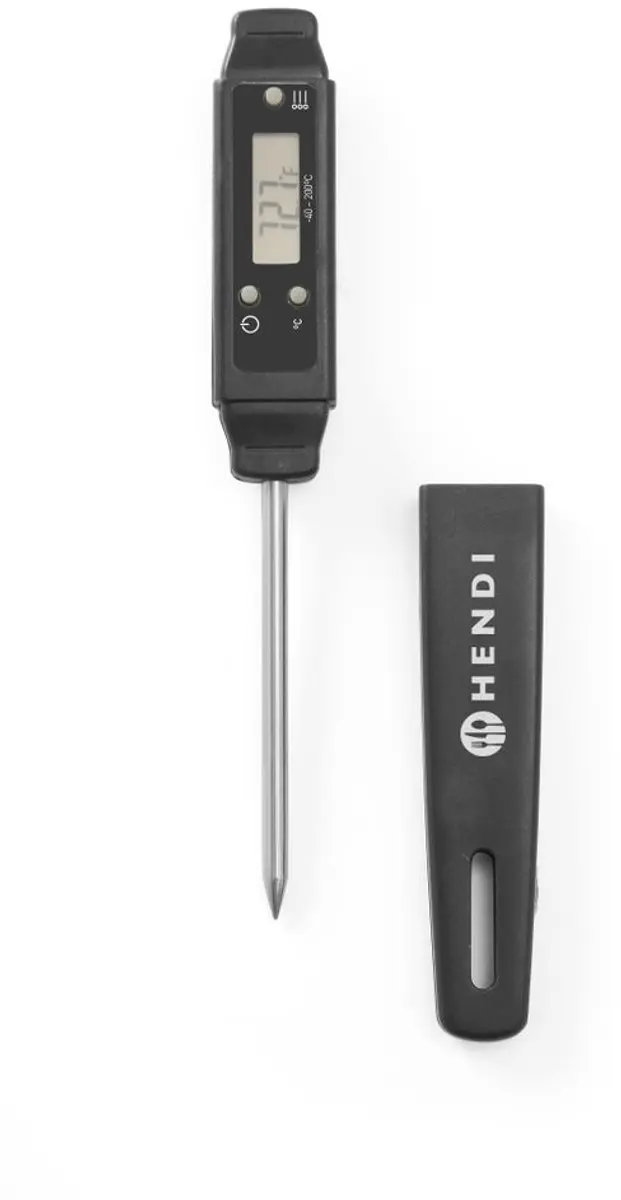 HENDI Zakthermometer -40°C tot 200°C - Roestvast stalen sonde - Blauw