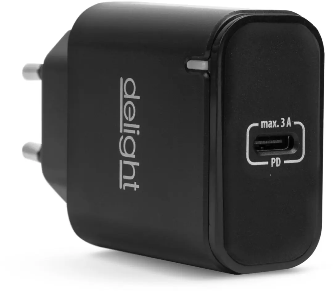 Delight USB-C Oplader 20W PD - 55046BK