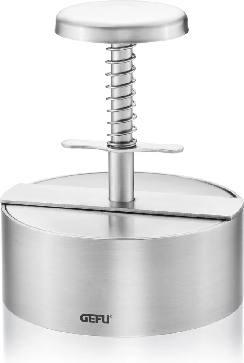 GEFU PÄTTI Professionele Hamburgerpers Ø11.5cm - RVS - 20 Jaar Garantie