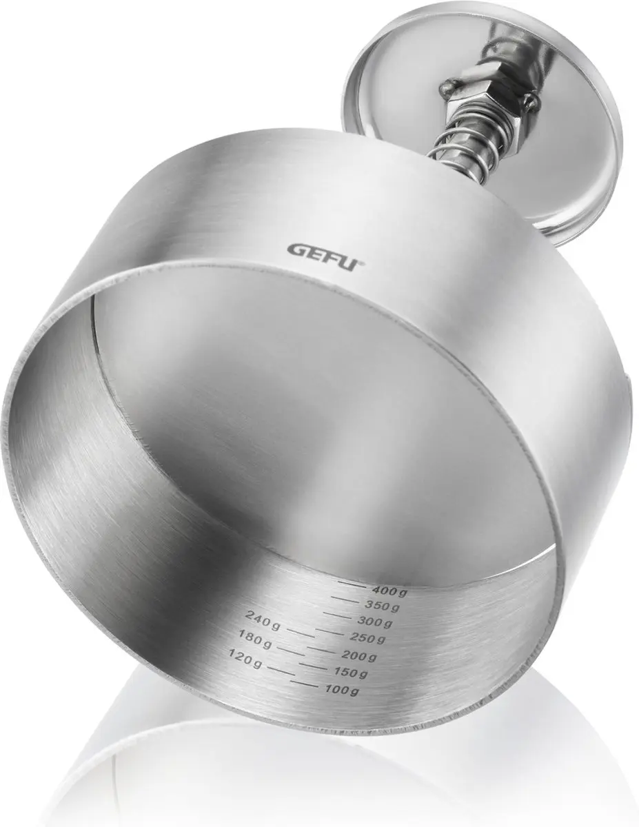 GEFU PÄTTI Professionele Hamburgerpers Ø11.5cm - RVS - 20 Jaar Garantie