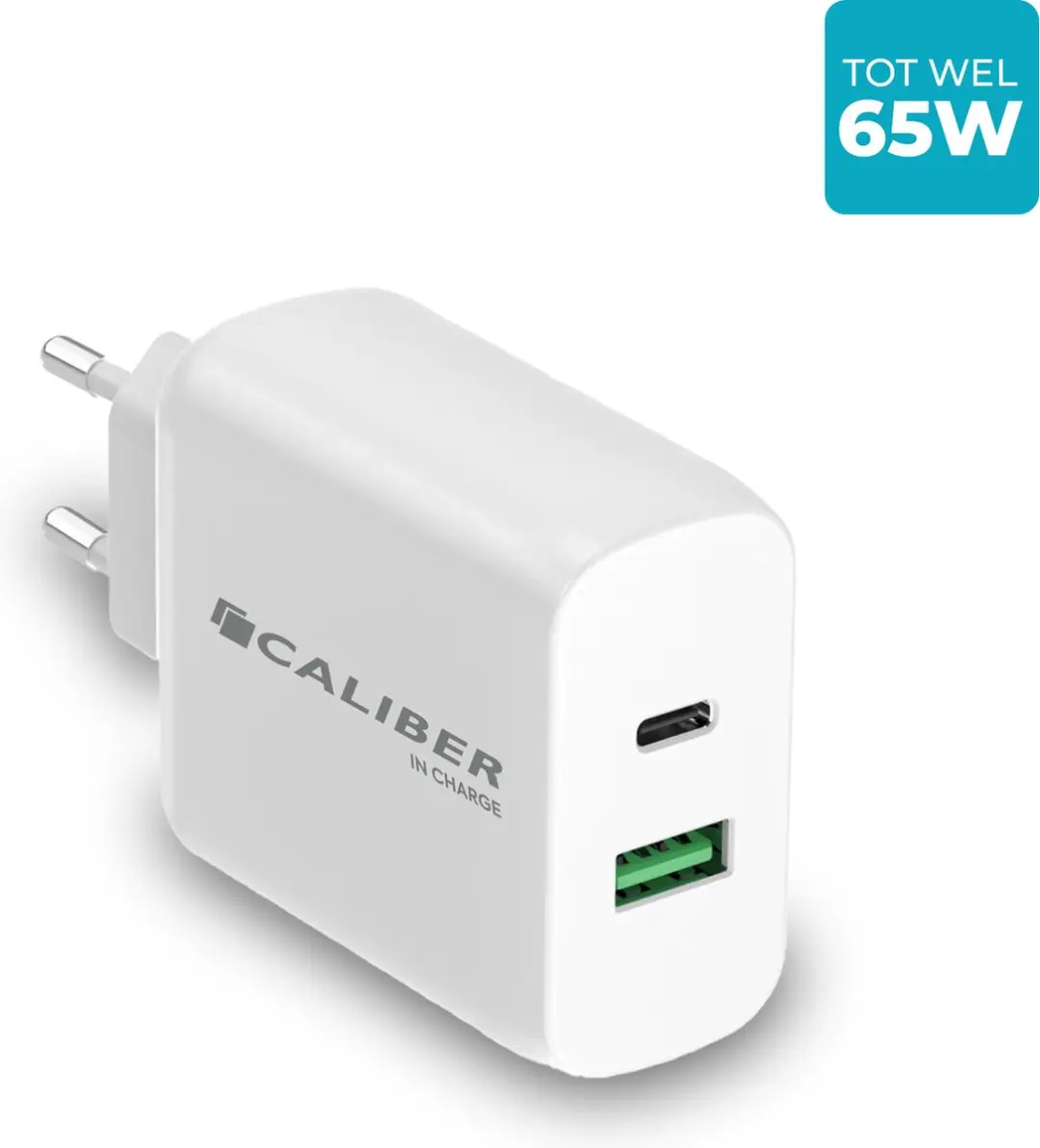 Caliber Snellader 65W USB-C Adapter