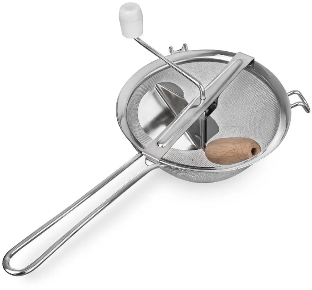 Orion Stalen Prak 19cm - Zilver/Wit