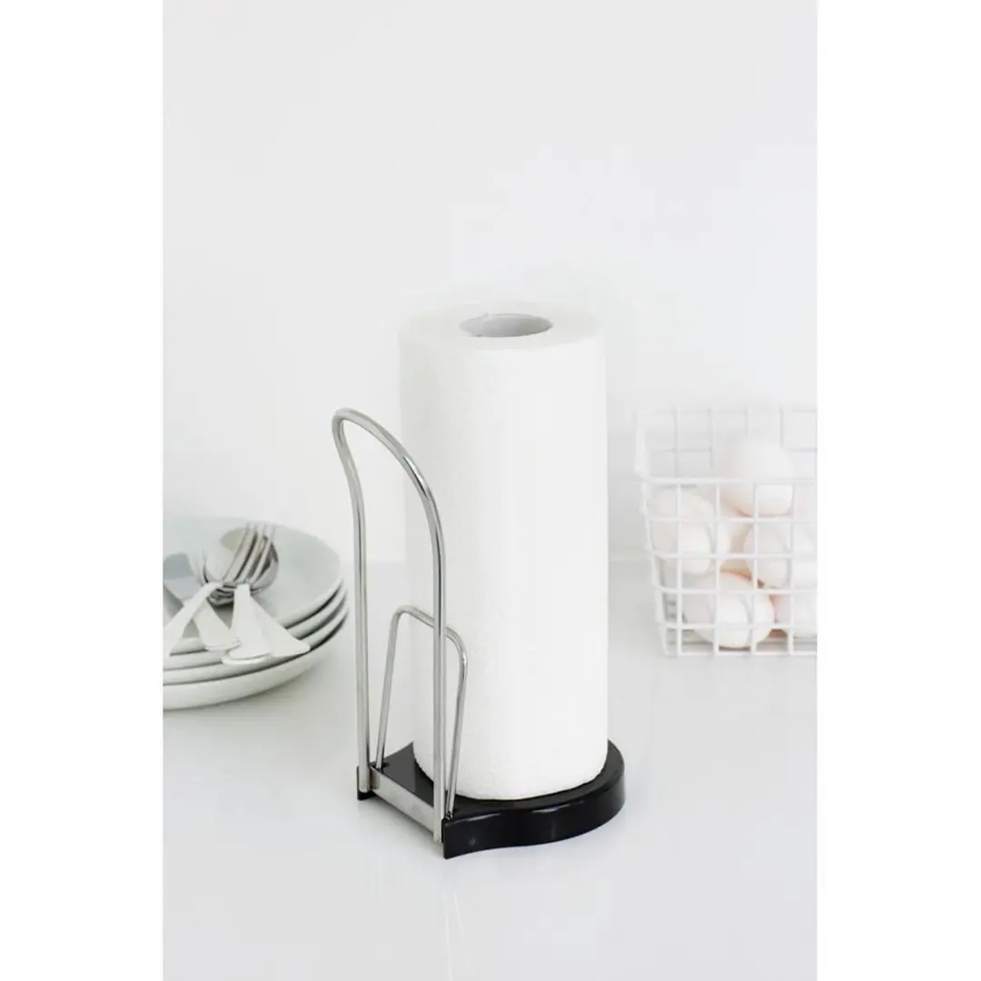 Brabantia Keukenrolhouder Staand Brilliant Steel - afbeelding 6 van 6