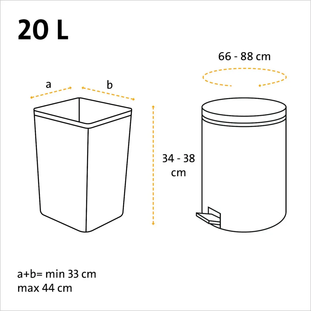 Swirl Vuilniszakken Lavendelroom 20L - 12 Stuks