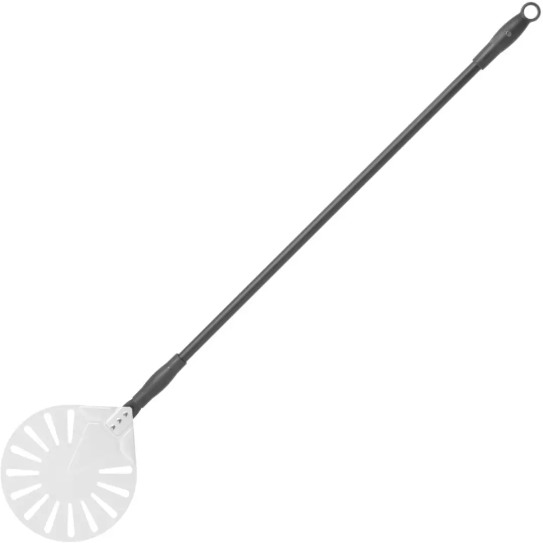 HENDI Ronde Pizzaschep 23cm - Geperforeerd Aluminium