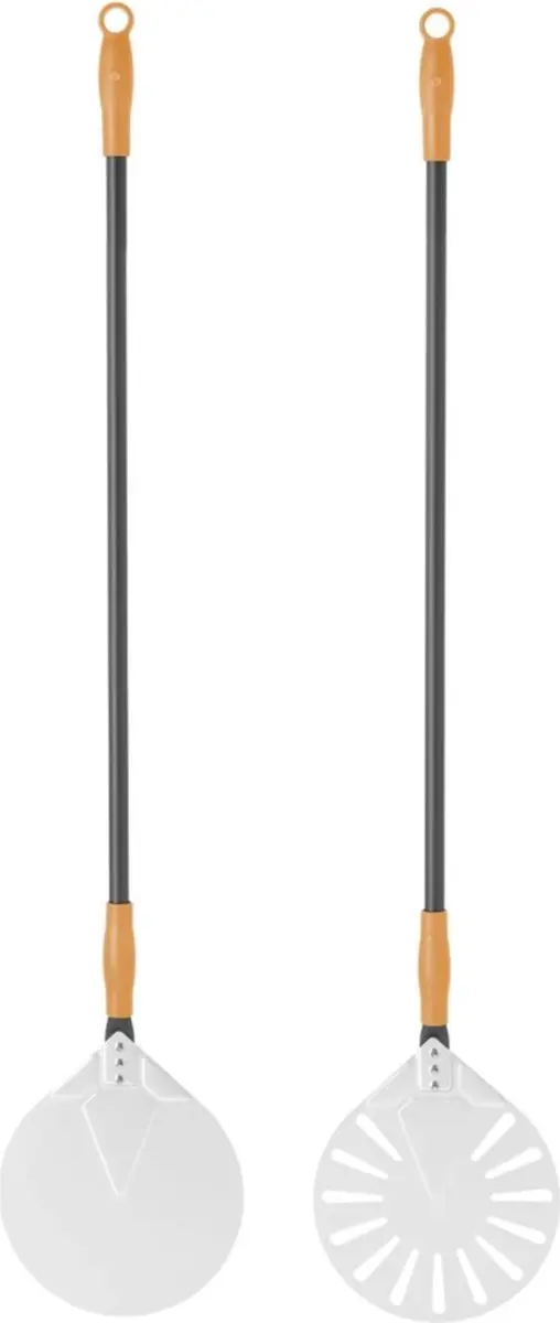 HENDI Ronde Pizzaschep 23cm - Geperforeerd Aluminium