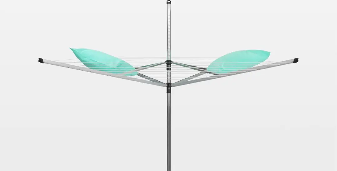 Brabantia Lift-O-Matic Droogmolen 40m Metallic Grijs - 147142 - afbeelding 6 van 6