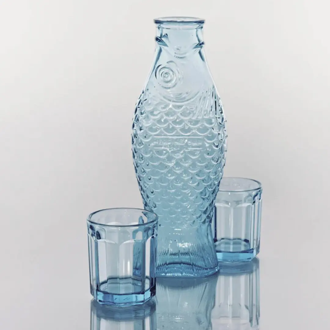 Serax Paola Navone Fish & Fish Karafset - Blauw