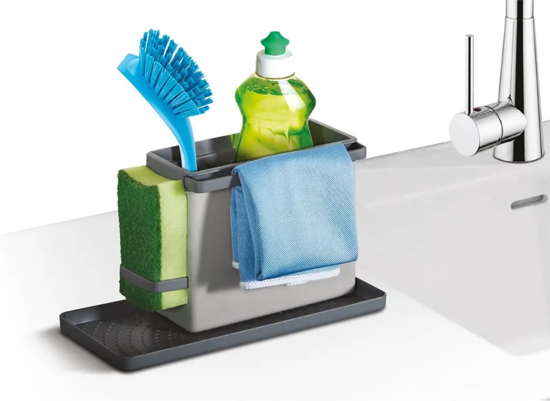 Metaltex Tidy Tex Gootsteenorganizer - Grijs