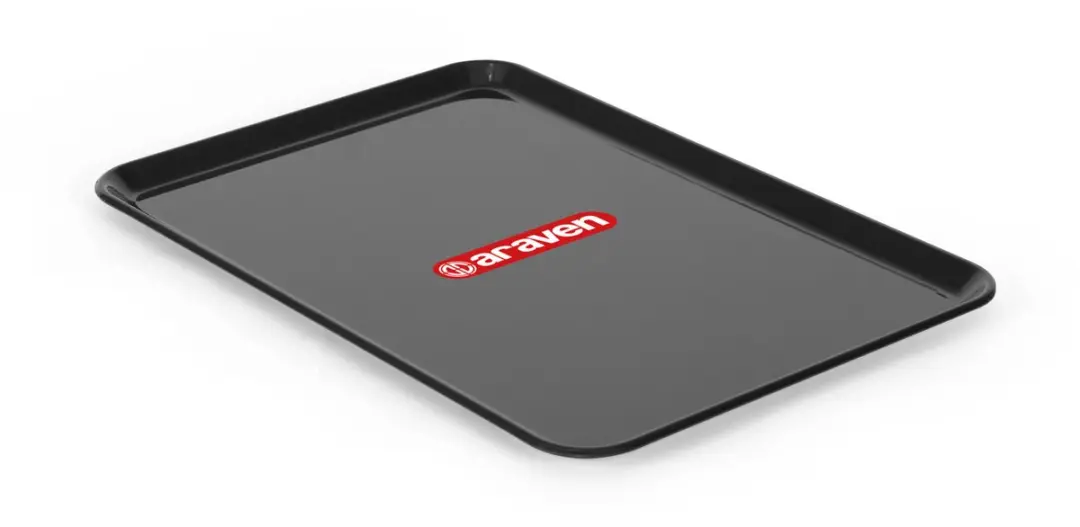 Araven Plat Horeca Dienblad 35x24cm - Zwart