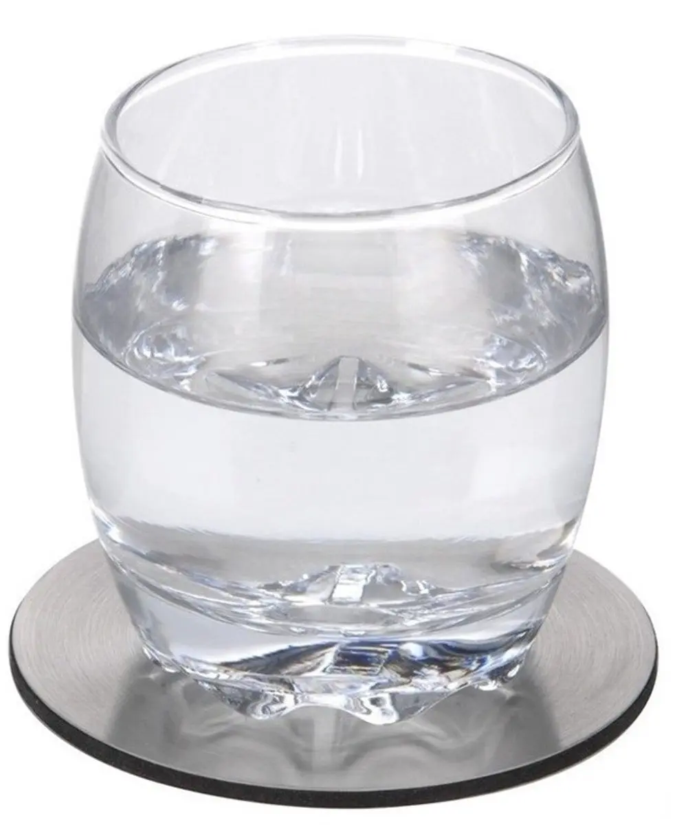 Bellatio Design Onderzetters RVS 18 Stuks - Ø10cm - Zilver