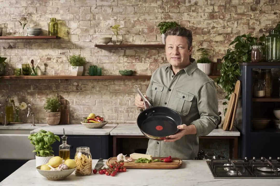 Jamie Oliver by Tefal Classic Cook Keramische Wokpan 30cm - Inductie - 2 Stuks