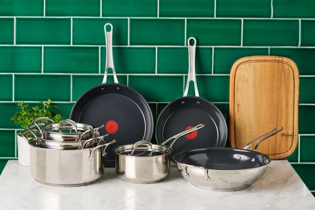Jamie Oliver by Tefal Classic Cook Keramische Wokpan 30cm - Inductie - 2 Stuks