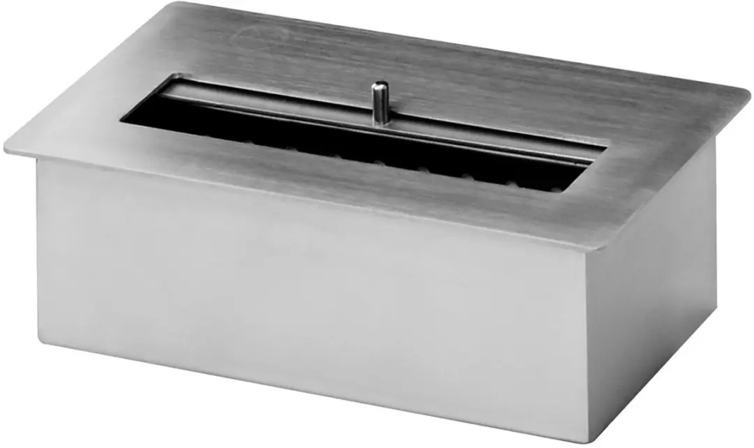 Homcom Ethanolhaard Metaal 80x14x54cm - Grijs