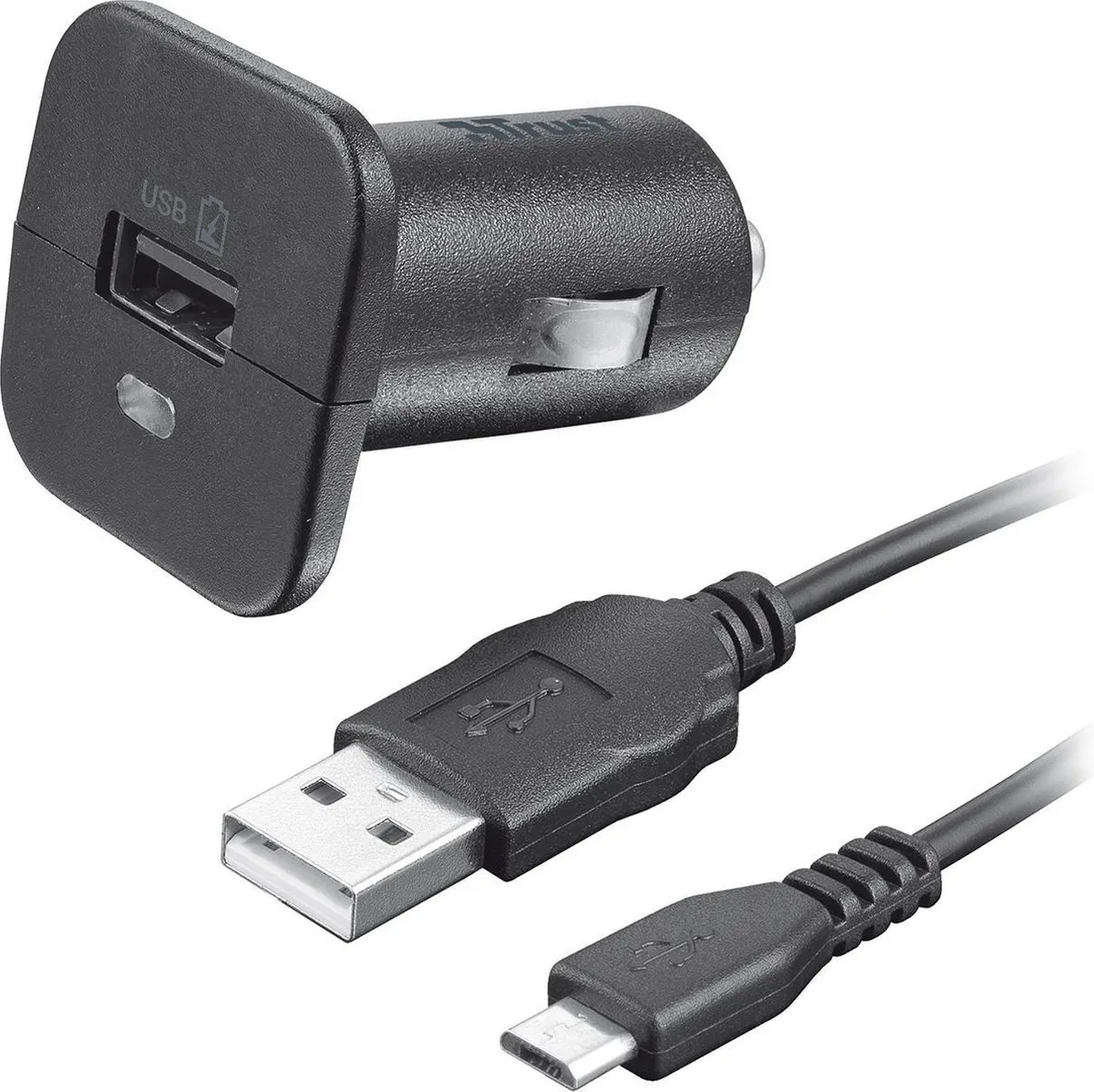 Trust Samsung Galaxy Autolader 19422 - 10W - Zwart