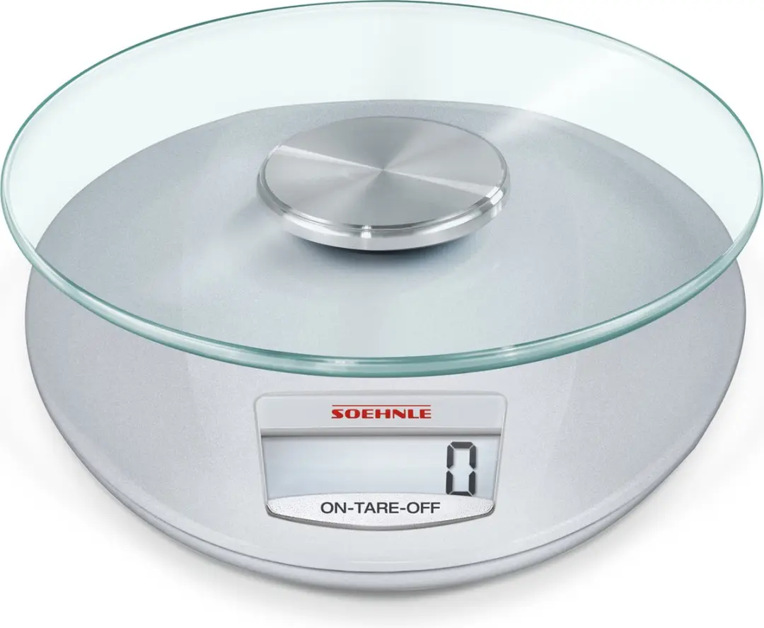 Soehnle Roma Keukenweegschaal 5kg - 1g Nauwkeurig - Zilver