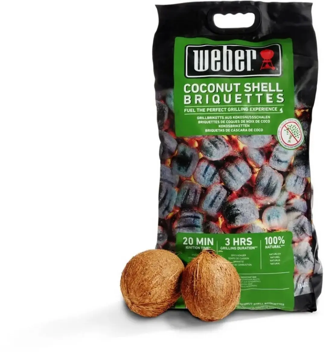Weber Kokosbriketten 8 kg