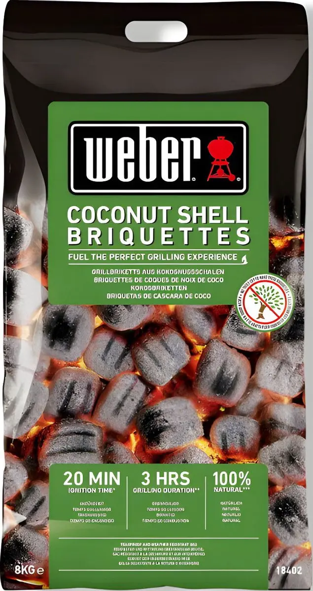 Weber Kokosbriketten 8 kg