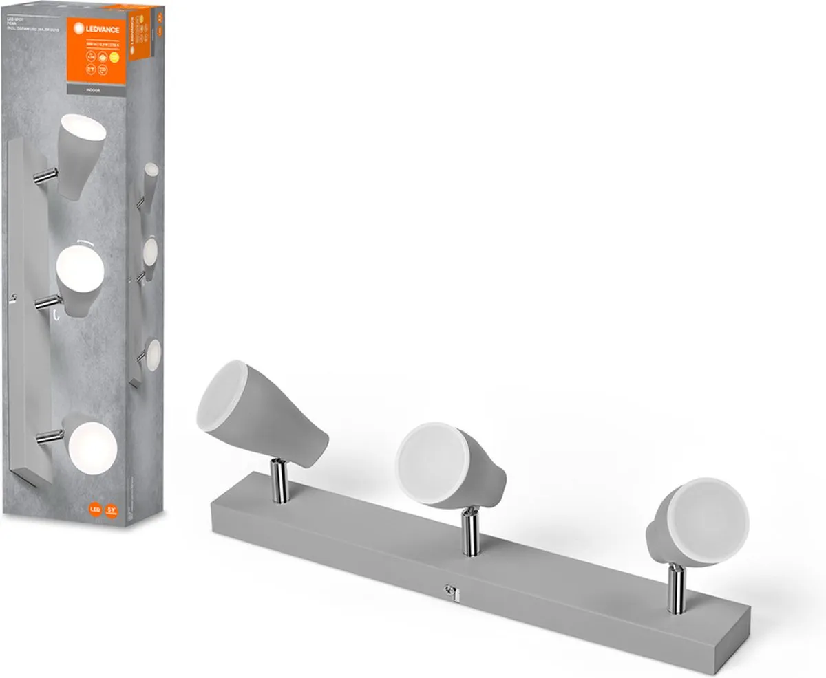 LEDVANCE LED Spot Pear Plafond 12,9W 630lm - Grijs