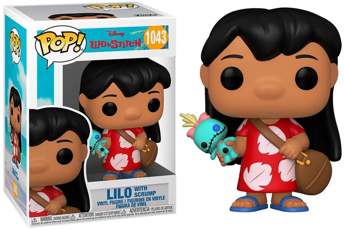 Funko Lilo & Stitch POP! Vinyl Figure - Lilo met Scrump 9cm - Rood