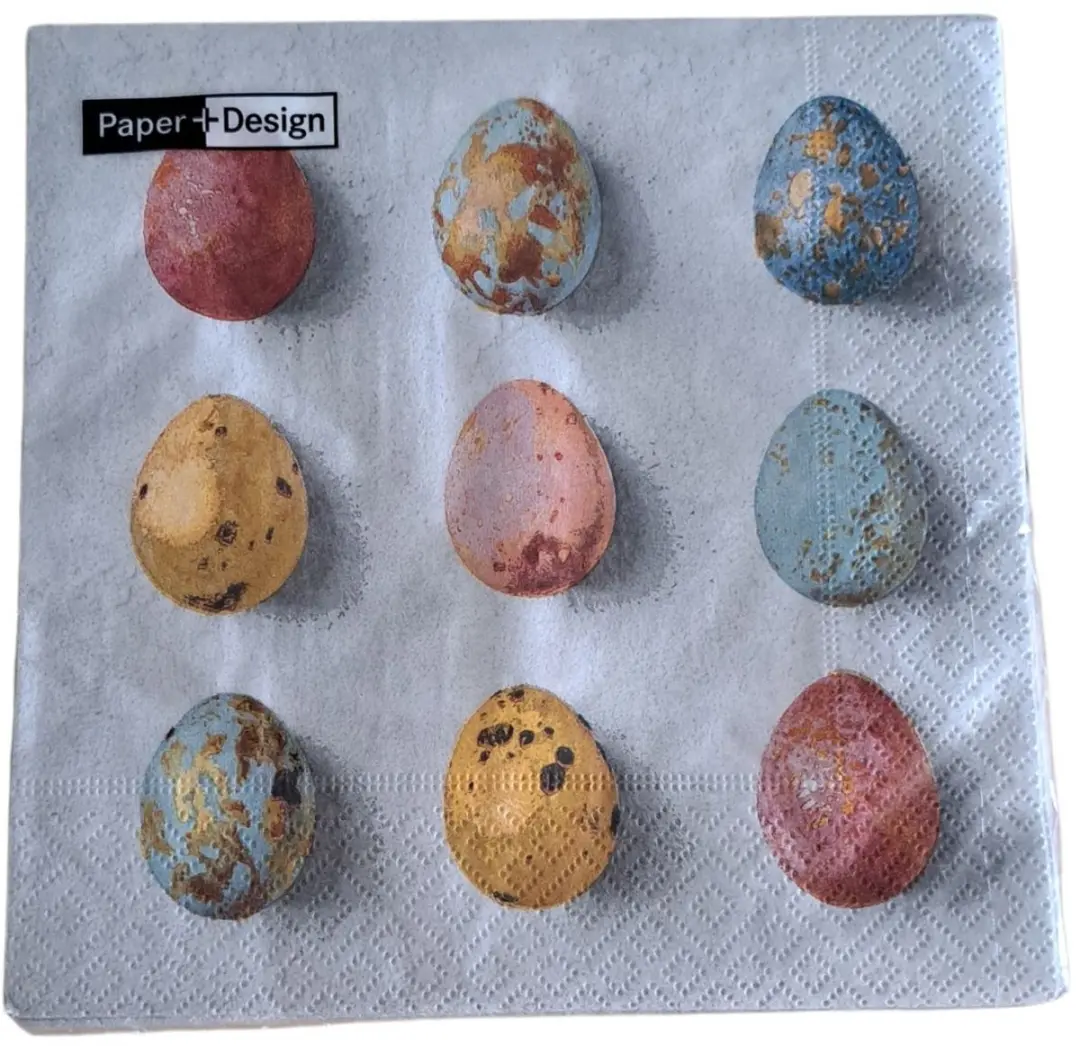 Duni Dreamy Eggs Servetten 33x33cm