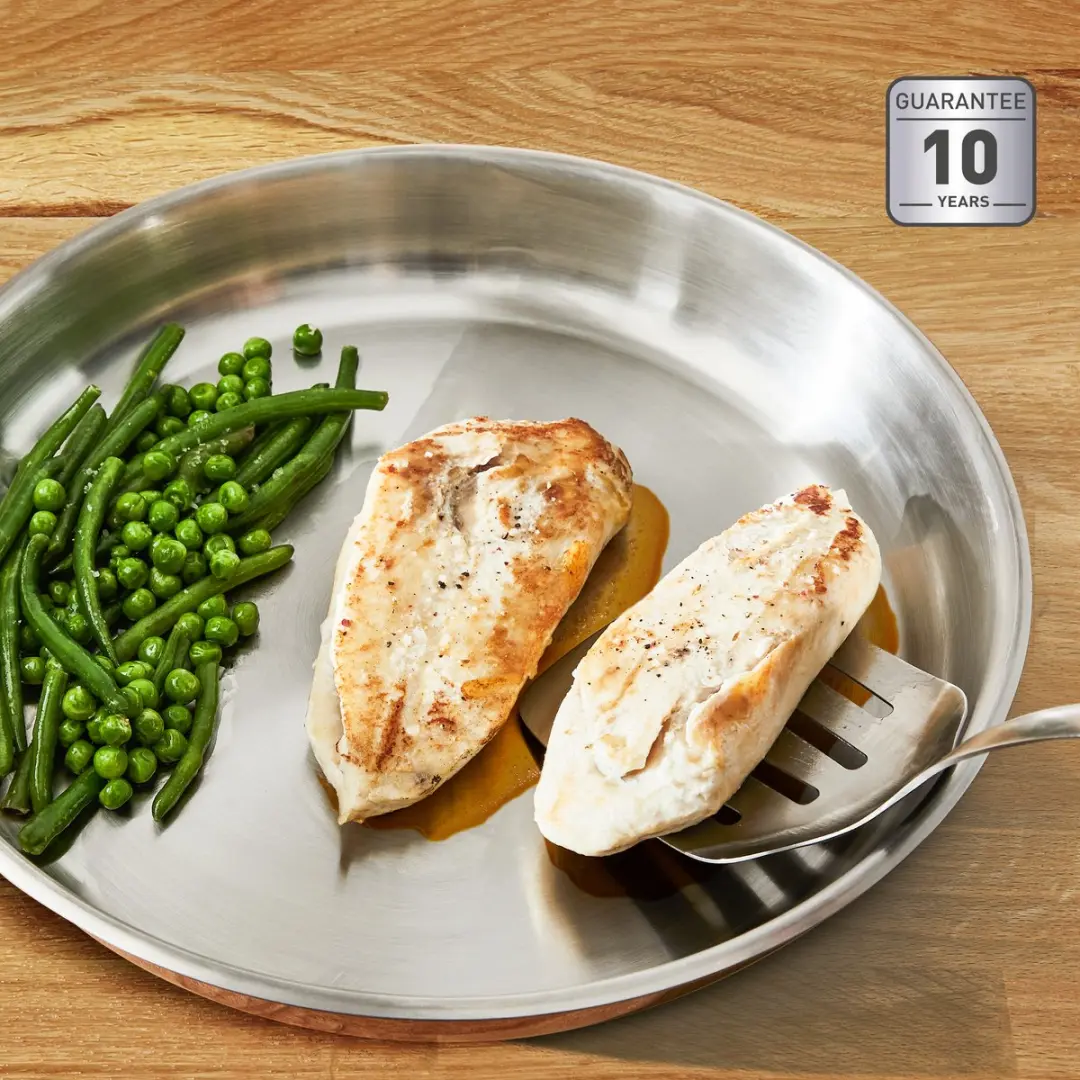 Tefal Duetto B8660634 Braadpan 28cm - Inductie - RVS - Zilver