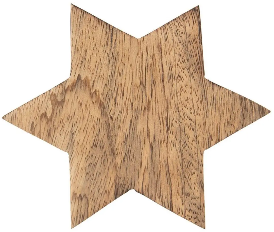 Orion Houten Stervorm Onderzetter 12,5cm